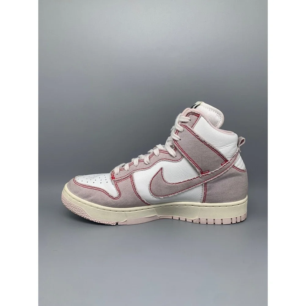 Nike Dunk High‎ 1985 Pink Denim DQ8799-100 Men's Sz 8